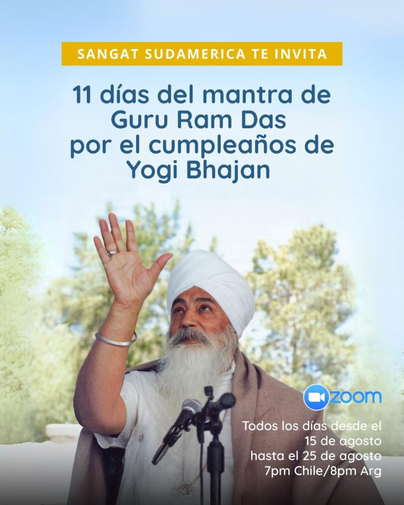 Chile - 15 days of chanting for Yogi Bhajan's birthday