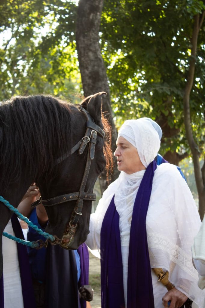 Rajinder with horse