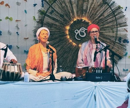 Victoria and Amrit Jiwan at EYF